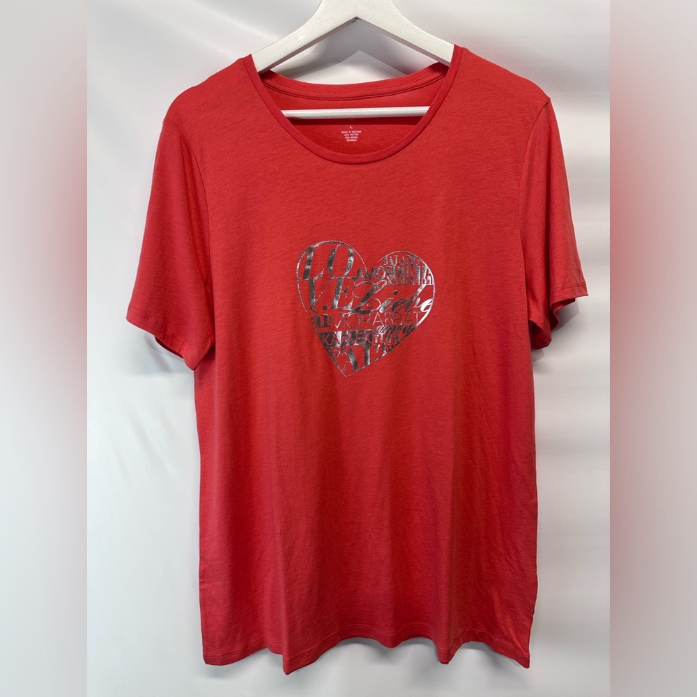 Banana Republic Soft Modal Cotton “Love” Tee Top NEW L